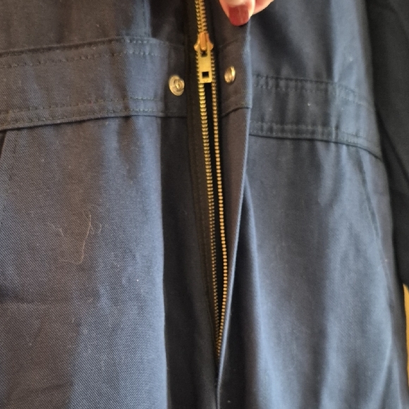 Red Kap Blue Coverall Overalls Jumpsuit Work Gear Size 40- RG Pockets Unisex - Picture 5 of 13
